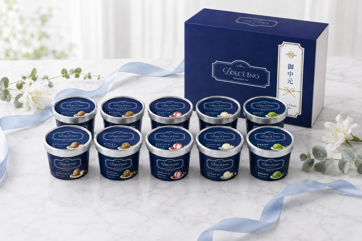 夏のご挨拶に、上質なプラントベースアイスを。Dolce Inoギフトセット